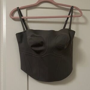 SKIMS Bonded Cropped Corset  - size XL